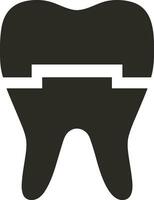 Tooth dentist icon symbol image vector. Illustration of the dental medicine symbol design graphic image vector