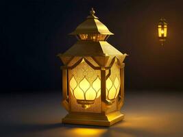 The ramadan kareem islamic background, Generative AI Illustration. photo