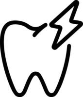 diente dentista icono símbolo imagen vector. ilustración de el dental medicina símbolo diseño gráfico imagen vector