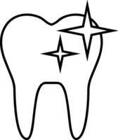 diente dentista icono símbolo imagen vector. ilustración de el dental medicina símbolo diseño gráfico imagen vector