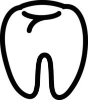 diente dentista icono símbolo imagen vector. ilustración de el dental medicina símbolo diseño gráfico imagen vector