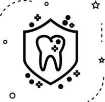 diente dentista icono símbolo imagen vector. ilustración de el dental medicina símbolo diseño gráfico imagen vector