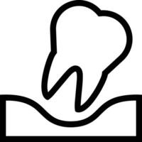 Tooth dentist icon symbol image vector. Illustration of the dental medicine symbol design graphic image vector