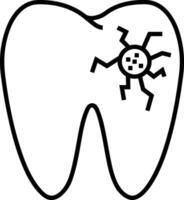 diente dentista icono símbolo imagen vector. ilustración de el dental medicina símbolo diseño gráfico imagen vector