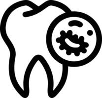 diente dentista icono símbolo imagen vector. ilustración de el dental medicina símbolo diseño gráfico imagen vector