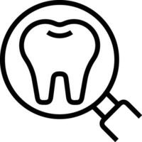 diente dentista icono símbolo imagen vector. ilustración de el dental medicina símbolo diseño gráfico imagen vector