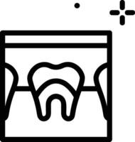 diente dentista icono símbolo imagen vector. ilustración de el dental medicina símbolo diseño gráfico imagen vector