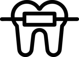 diente dentista icono símbolo imagen vector. ilustración de el dental medicina símbolo diseño gráfico imagen vector