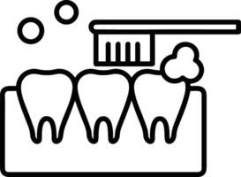 diente dentista icono símbolo imagen vector. ilustración de el dental medicina símbolo diseño gráfico imagen vector