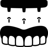 Tooth dentist icon symbol image vector. Illustration of the dental medicine symbol design graphic image vector