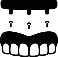 Tooth dentist icon symbol image vector. Illustration of the dental medicine symbol design graphic image vector