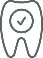 Tooth dentist icon symbol image vector. Illustration of the dental medicine symbol design graphic image vector