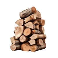 Firewood stack isolated png