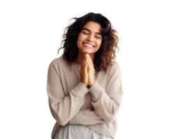 sonriente contento mujer png