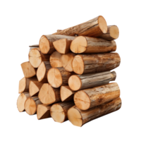 Firewood stack isolated png