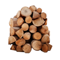 Firewood stack isolated png