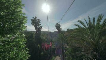 visite Lisbonne zoo et ayant une câble voiture conduire, le Portugal video