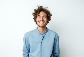 Smiling young man photo