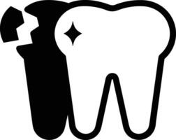 diente dentista icono símbolo imagen vector. ilustración de el dental medicina símbolo diseño gráfico imagen vector