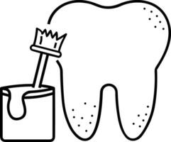 Tooth dentist icon symbol image vector. Illustration of the dental medicine symbol design graphic image vector