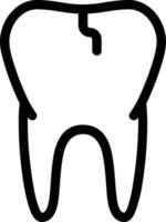 diente dentista icono símbolo imagen vector. ilustración de el dental medicina símbolo diseño gráfico imagen vector