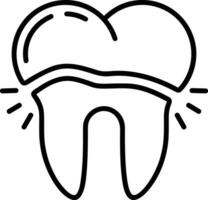 Tooth dentist icon symbol image vector. Illustration of the dental medicine symbol design graphic image vector