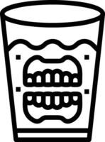 Tooth dentist icon symbol image vector. Illustration of the dental medicine symbol design graphic image vector