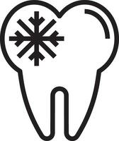 Tooth dentist icon symbol image vector. Illustration of the dental medicine symbol design graphic image vector