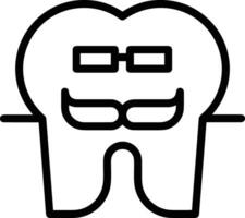 diente dentista icono símbolo imagen vector. ilustración de el dental medicina símbolo diseño gráfico imagen vector