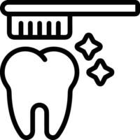 diente dentista icono símbolo imagen vector. ilustración de el dental medicina símbolo diseño gráfico imagen vector