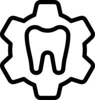 diente dentista icono símbolo imagen vector. ilustración de el dental medicina símbolo diseño gráfico imagen vector