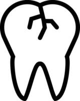 diente dentista icono símbolo imagen vector. ilustración de el dental medicina símbolo diseño gráfico imagen vector