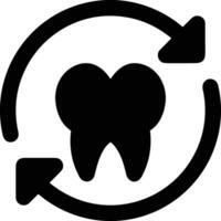 Tooth dentist icon symbol image vector. Illustration of the dental medicine symbol design graphic image vector