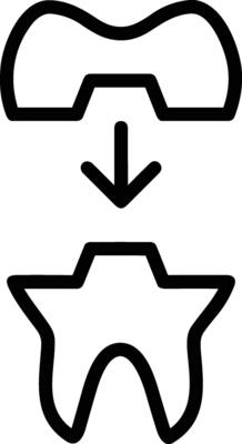 Tooth dentist icon symbol image vector. Illustration of the dental medicine symbol design graphic image