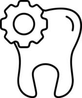 Tooth dentist icon symbol image vector. Illustration of the dental medicine symbol design graphic image vector