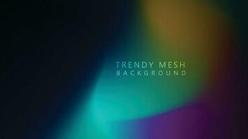 abstract trendy mesh web banner background. trendy soft holographic gradient abstract vector illustration for header, landing page, and poster. watercolor mesh design of vibrant blend colors