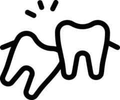 Tooth dentist icon symbol image vector. Illustration of the dental medicine symbol design graphic image vector