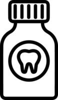 Tooth dentist icon symbol image vector. Illustration of the dental medicine symbol design graphic image vector