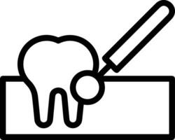 diente dentista icono símbolo imagen vector. ilustración de el dental medicina símbolo diseño gráfico imagen vector