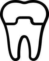 Tooth dentist icon symbol image vector. Illustration of the dental medicine symbol design graphic image vector