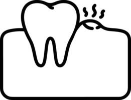 Tooth dentist icon symbol image vector. Illustration of the dental medicine symbol design graphic image vector