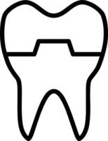 Tooth dentist icon symbol image vector. Illustration of the dental medicine symbol design graphic image vector