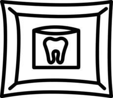 diente dentista icono símbolo imagen vector. ilustración de el dental medicina símbolo diseño gráfico imagen vector