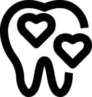 diente dentista icono símbolo imagen vector. ilustración de el dental medicina símbolo diseño gráfico imagen vector