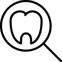 diente dentista icono símbolo imagen vector. ilustración de el dental medicina símbolo diseño gráfico imagen vector