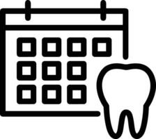 diente dentista icono símbolo imagen vector. ilustración de el dental medicina símbolo diseño gráfico imagen vector