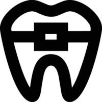 diente dentista icono símbolo imagen vector. ilustración de el dental medicina símbolo diseño gráfico imagen vector