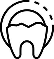 Tooth dentist icon symbol image vector. Illustration of the dental medicine symbol design graphic image vector