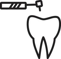 Tooth dentist icon symbol image vector. Illustration of the dental medicine symbol design graphic image vector