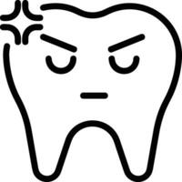 Tooth dentist icon symbol image vector. Illustration of the dental medicine symbol design graphic image vector